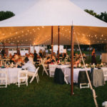tented outdoor eastern shore maryland wedding reception